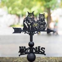 Cast Iron & Steel Three Cats Weathervane