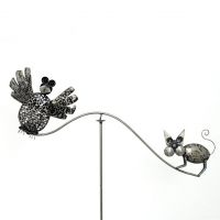 Cat & Bird Balancing Spike
