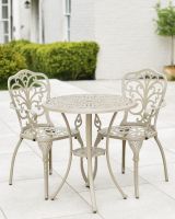 Champagne Finish Bistro Set 