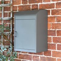 Charcoal Front Opening Parcel Box