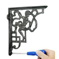 Cherub Shelf Bracket In Black