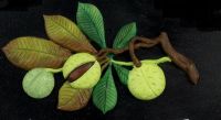 "Chestnut Tree" Cast Iron Effect Oval House Name Sign