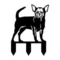 Chihuahua Silhouette in a Black Finish