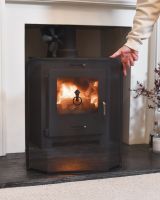 Scale image of black fire guard