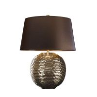 Chocolate and Gold Table Lamp 