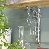 Chome Cherub shelf bracket
