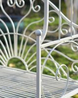 Beautiful fretwork panels On The Garden Bench