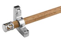 Wooden Carpet Rod Complete with Ornate End Cap