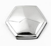 32MM Solid Brass Hexagonal Motif