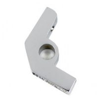 Bright Chrome Un-Hinged Brackets With Flat Head Screw - 16mm
