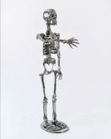 Chrome Skeleton with Arm Out Side View