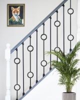 Double Circle Design Spindles With Rake Brackets 