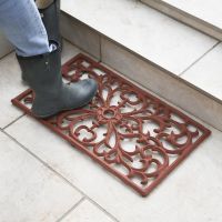 "Clarence" Rectangle Doormat to Scale