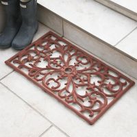 "Clarence" Rectangle Doormat in Situ by the Door