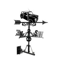 Classic mini weathervane in situ
