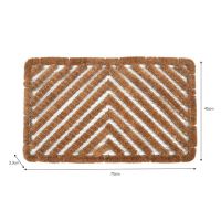 Dimensions of the Classic Wire Brush Door Mat 