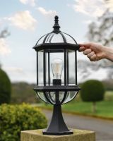 Glass Pillar Light Scale Shot 