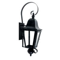 "Cleobury" Wall Lantern In Black