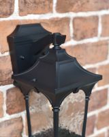 Close up of Traditional "Adara" Top Fix Wall Lantern 