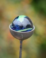 "Aurora" Suncatcher Garden Stake large