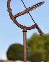 Close up Of Rustic Armillary