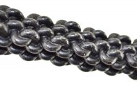 close up pleated iron