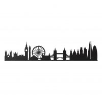 London Silhouette Steel Wall Art