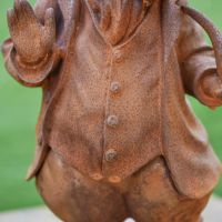 Close up of Cast Iron Detailing on Sculpture 