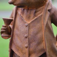 Close up of Suit and Button Detailing 