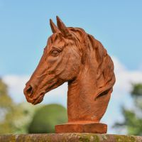 Side view of Horse Head Bust 