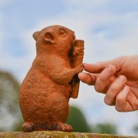 Side view of Chipmunk with Panpipes 
