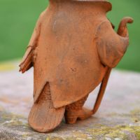 Rear view of Cast Iron Sculpture 