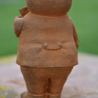 Rear view of Studious Owl Sculpture 
