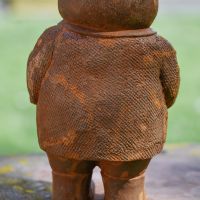 Rear view of Noble Owl Sculpture 