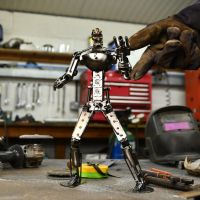Terminator Model with Hand for Scale 