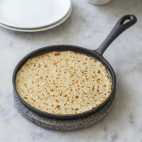"Coalbrook" Cast Iron Griddle Pan in Use