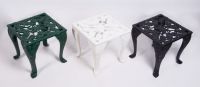 "Coalbrookdale" Cast Aluminium Garden Side Table