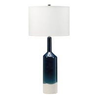 Coastal Style Blue and White Lamp