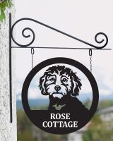 Circular "Cockapoo" Hanging Wall Sign
