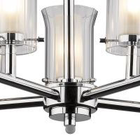 Contemporary Chrome Bathroom Chandelier