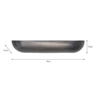 Contemporary Curved Wall Mounted Planter Dimensions