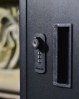 Contemporary Felton Black Parcel Box lock