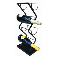 Contemporary Wine Rack in a "Zig-Zag" Style