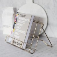 Antique Brass Cook Book Holder