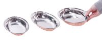 Oval Copper and Steel Dishes