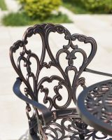Copper Decorative Back Rest On Chair