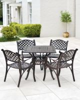 Copper Four Seater Garden Set 