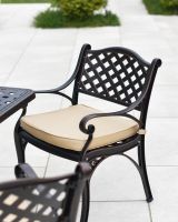 Copper Garden Chair With Cushion 