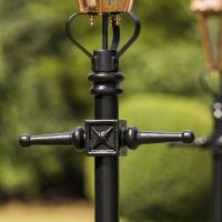 Copper Concordia Lamp Post & Hexagonal Lantern - 2.3m 