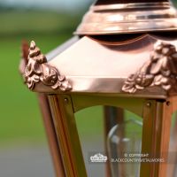 Decorative Wings on the Corner of the Lanterns Lid